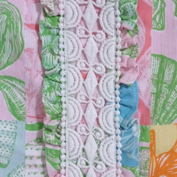 🐚RARE Lilly Pulitzer🐚 - Little Lilly Ruffle Shift Dress - Picture 5 of 13